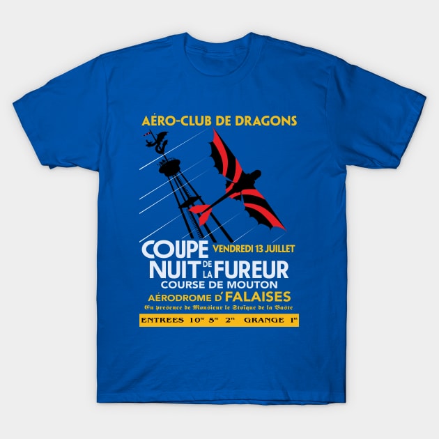 Aero Club De Dragons T-Shirt by crocktees